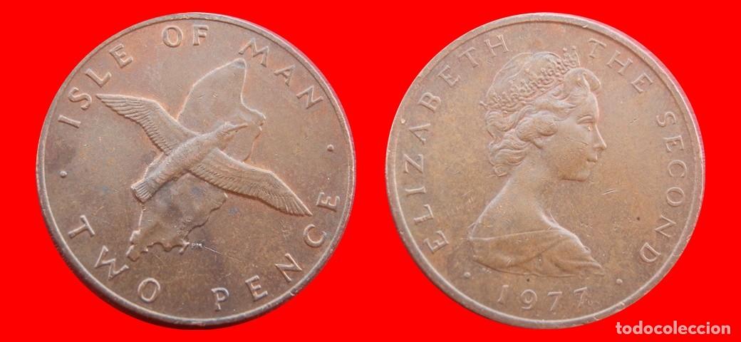 Monedas antiguas de Europa: 2 PENIQUES PENCE 1977 ISLA DE MAN-151447