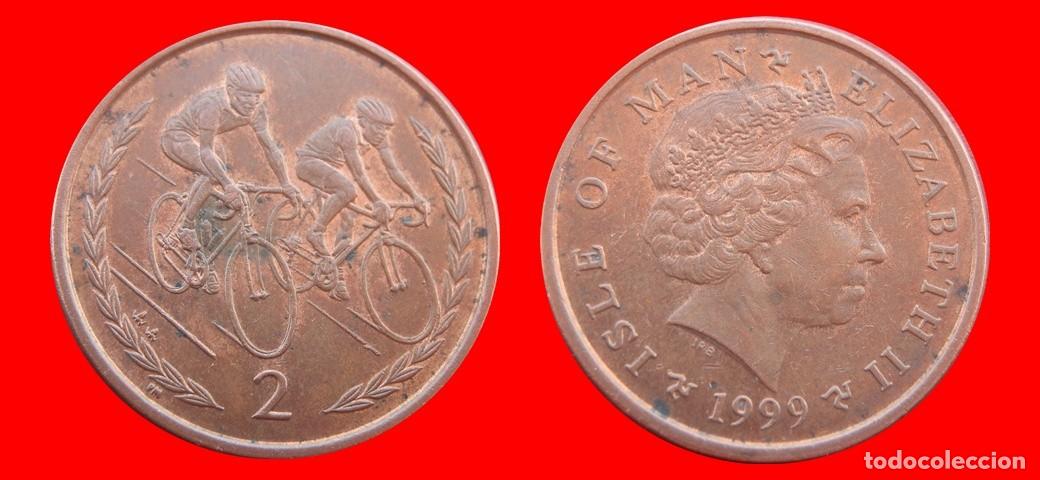 Monedas antiguas de Europa: 2 PENIQUES PENCE 1999 ISLA DE MAN-151451