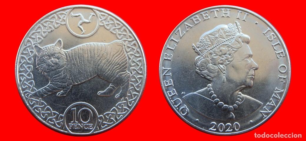 Monedas antiguas de Europa: 10 PENIQUES PENCE 2020 ISLA DE MAN-151456