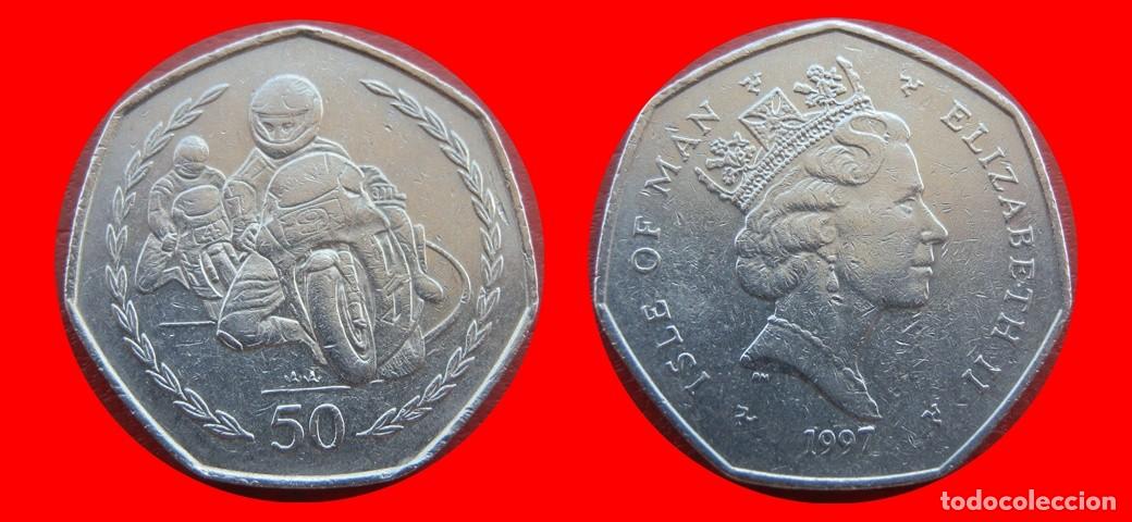 Monedas antiguas de Europa: 50 PENIQUES PENCE 1997 ISLA DE MAN-151457