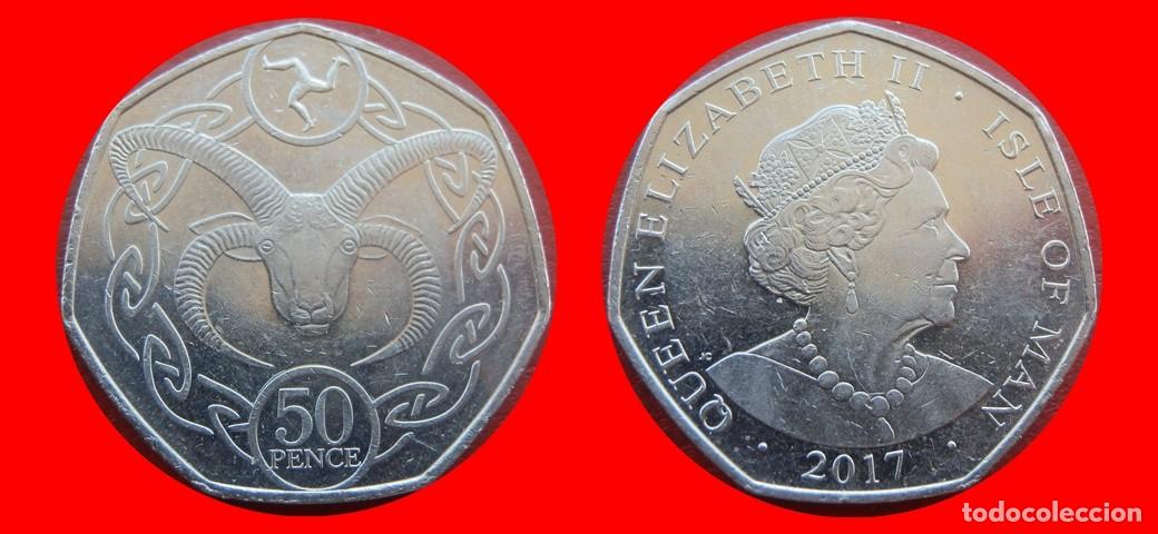 Monedas antiguas de Europa: 50 PENIQUES PENCE 2017 ISLA DE MAN-151458