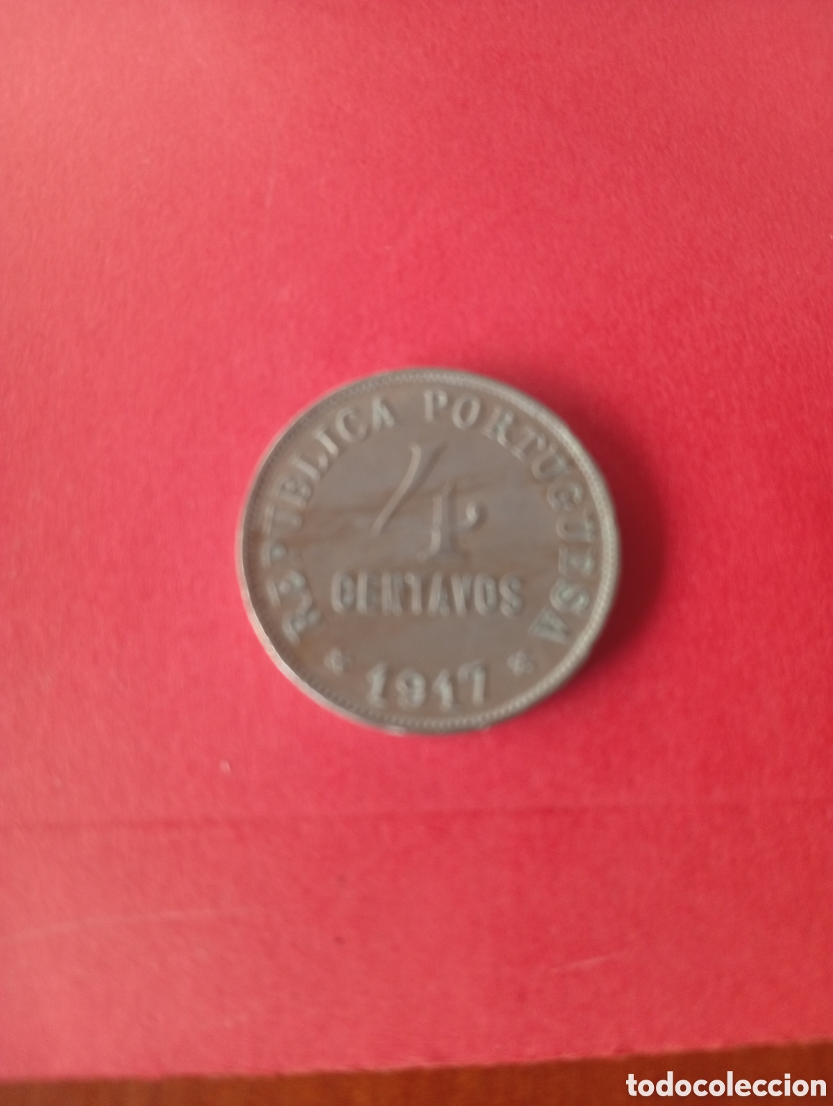 Monedas antiguas de Europa: MONEDA 4 CENTAVOS PORTUGAL 1917 REPUBLICA PORTUGUESA