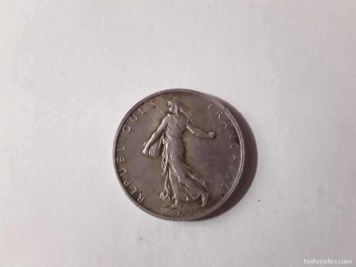Monedas antiguas de Europa: FRANCIA - 2 FRANCOS DE PLATA A&Ntilde;O 1914.