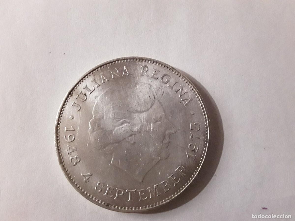Monedas antiguas de Europa: HOLANDA - 10 GULDEN DE PLATA A&Ntilde;O 1973