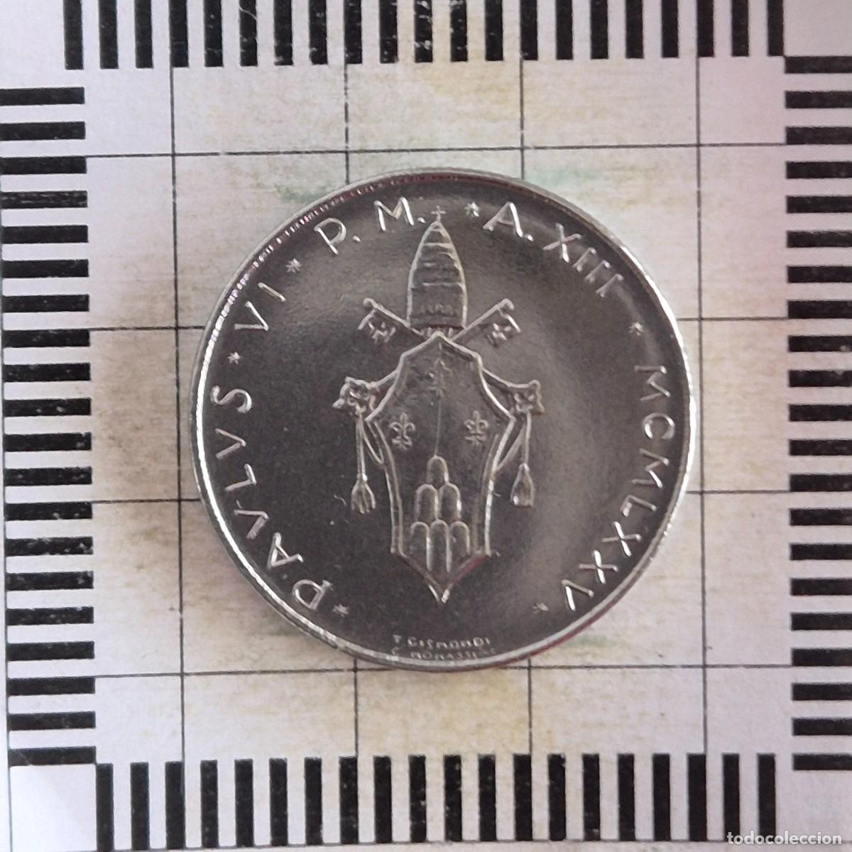 Monedas antiguas de Europa: 100 LIRAS, VATICANO. PABLO VI, 1974. (KM#122).