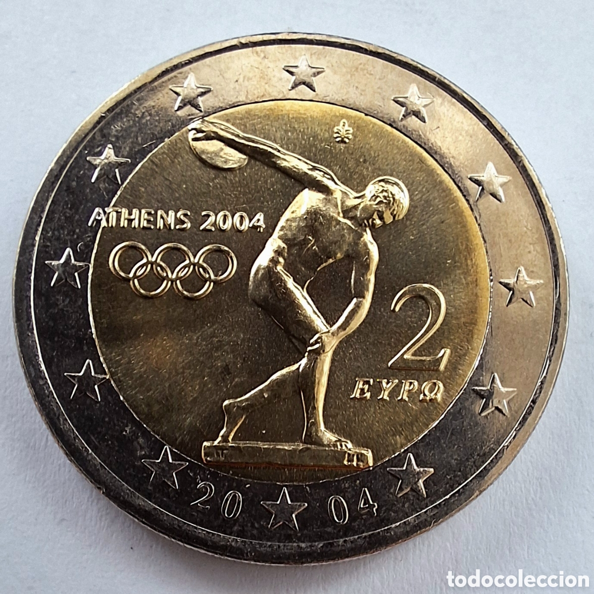 Monedas antiguas de Europa: 2 euro 2004 Grecia Conmemorativa Juegos Ol&iacute;mpicos SC