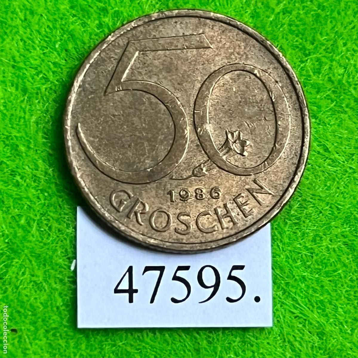 Monedas antiguas de Europa: Austria 50 groschen 1986