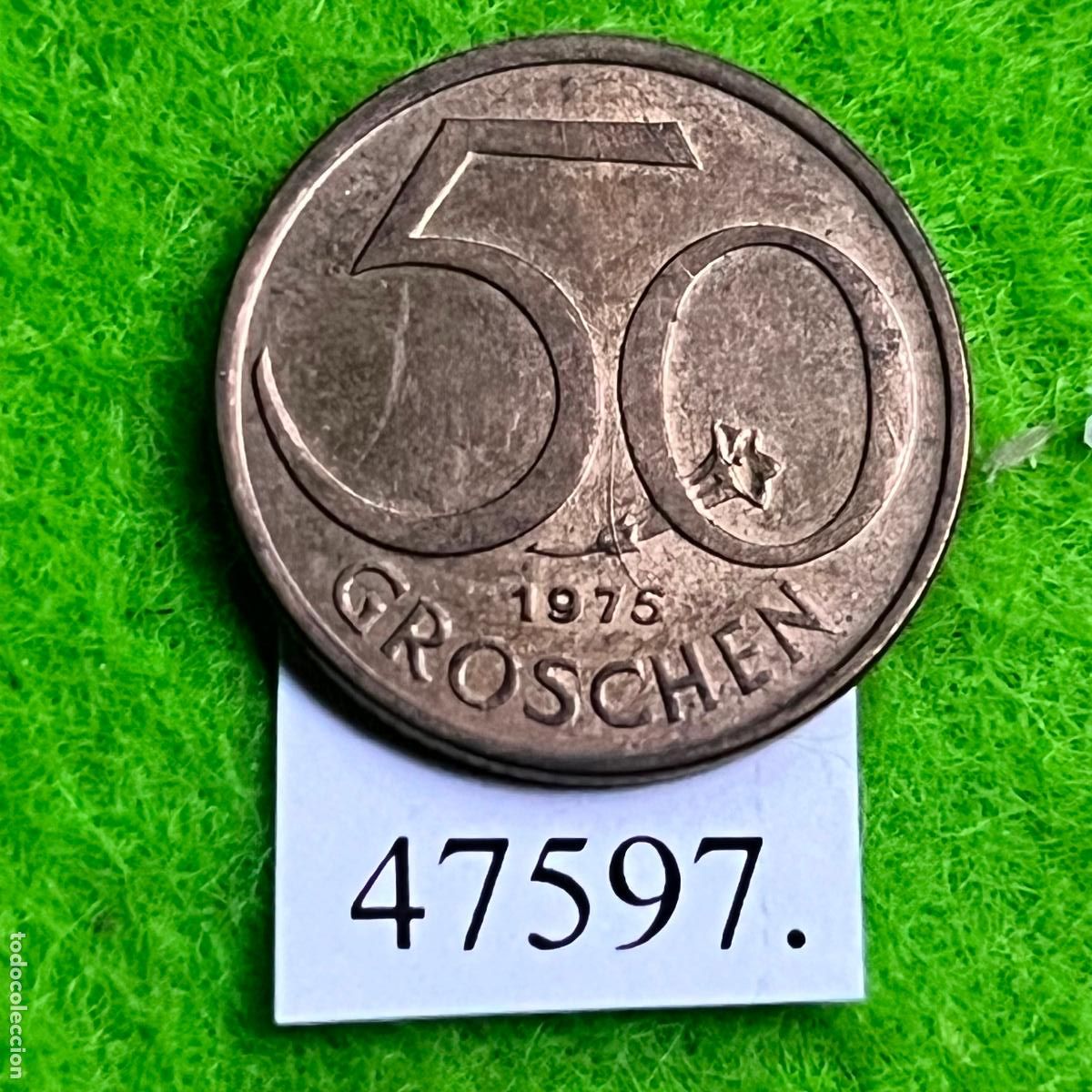 Monedas antiguas de Europa: Austria 50 groschen 1975