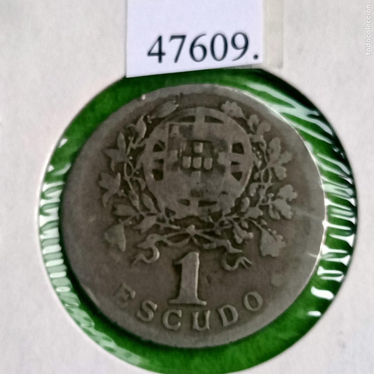 Monedas antiguas de Europa: Portugal 1 escudo 1928