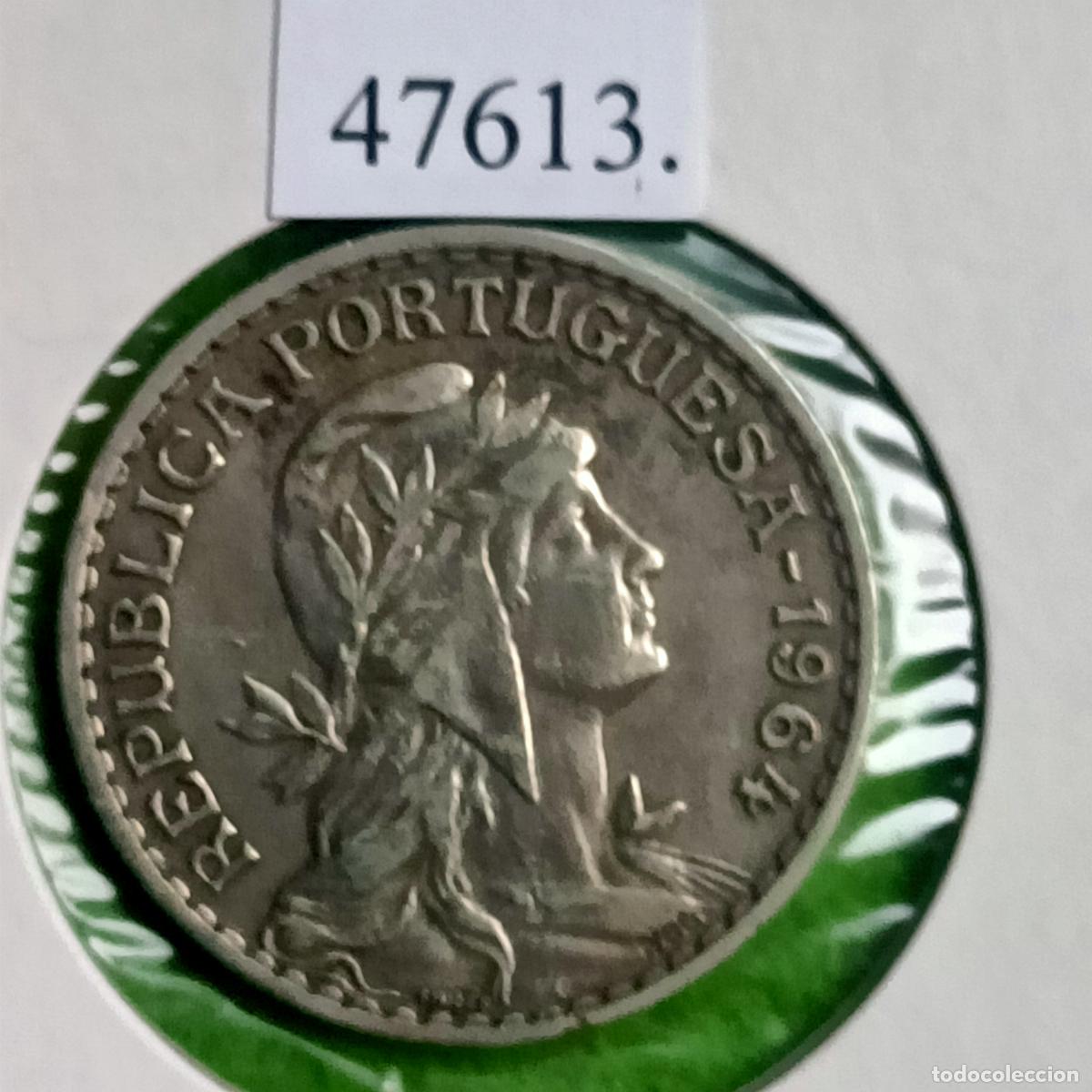 Monedas antiguas de Europa: Portugal 1 escudo 1964