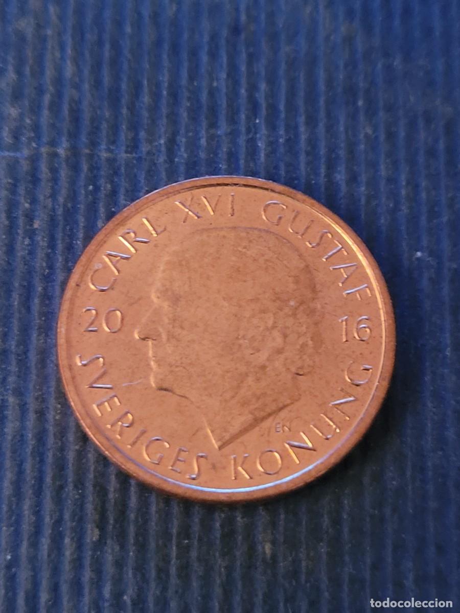 Monedas antiguas de Europa: Moneda 1 corona 2016 Suecia