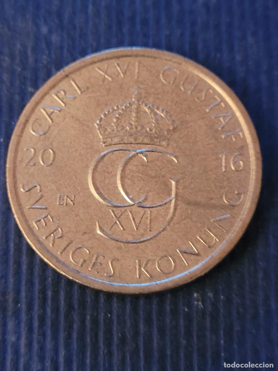Monedas antiguas de Europa: Moneda 5 coronas 2016 Suecia