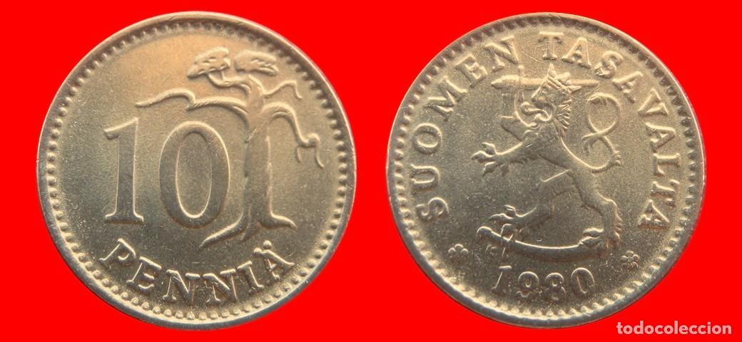 Monedas antiguas de Europa: 10 PENNIA 1980 FINLANDIA-151462