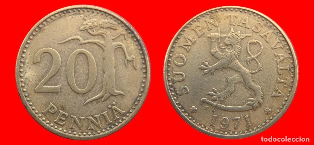 Monedas antiguas de Europa: 20 PENNIA 1971 FINLANDIA-151466