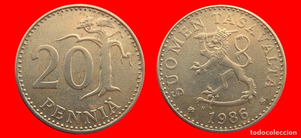Monedas antiguas de Europa: 20 PENNIA 1986 FINLANDIA-151468