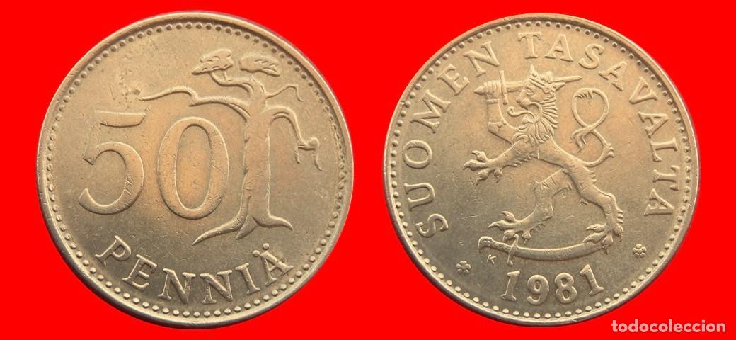 Monedas antiguas de Europa: 50 PENNIA 1981 FINLANDIA-151471