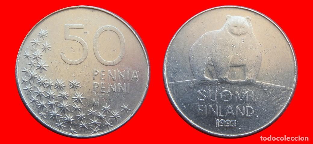 Monedas antiguas de Europa: 50 PENNIA 1993 FINLANDIA-151472