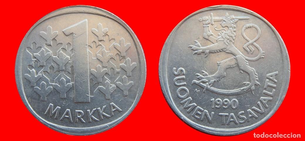 Monnaies anciennes de Europe: 1 MARCO 1990 FINLANDIA-151474