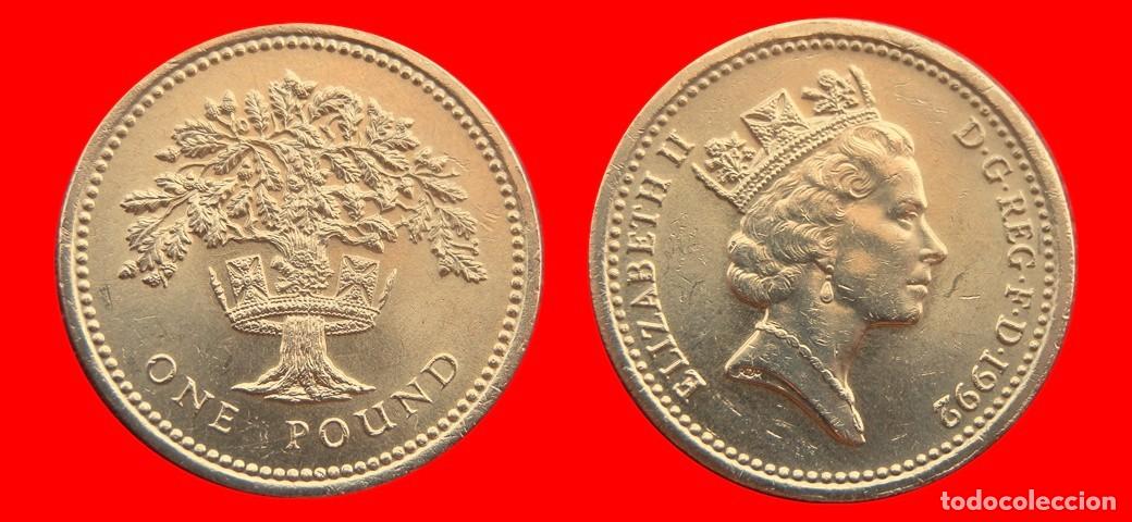 Monedas antiguas de Europa: 1 LIBRA POUND 1992 INGLATERRA REINO UNIDO-151480