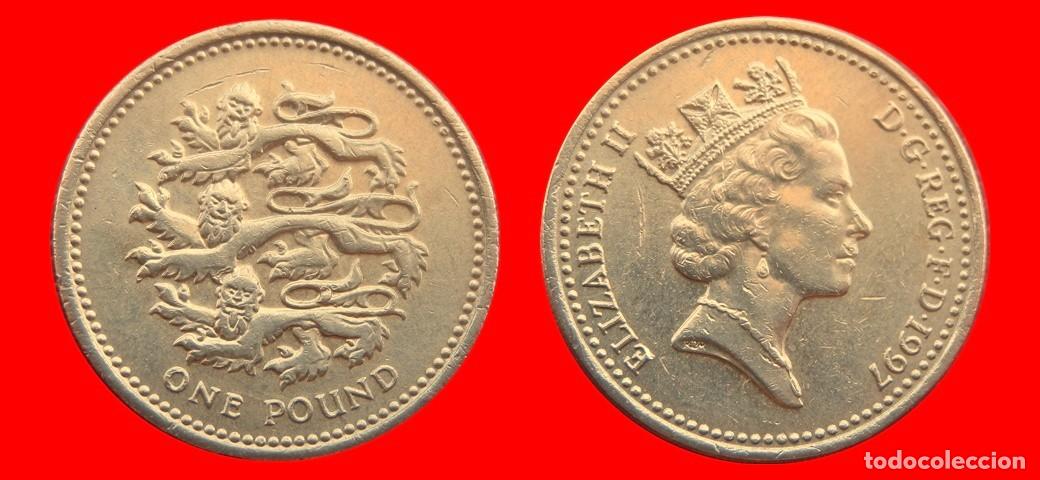 Monedas antiguas de Europa: 1 LIBRA POUND 1997 INGLATERRA REINO UNIDO-151481