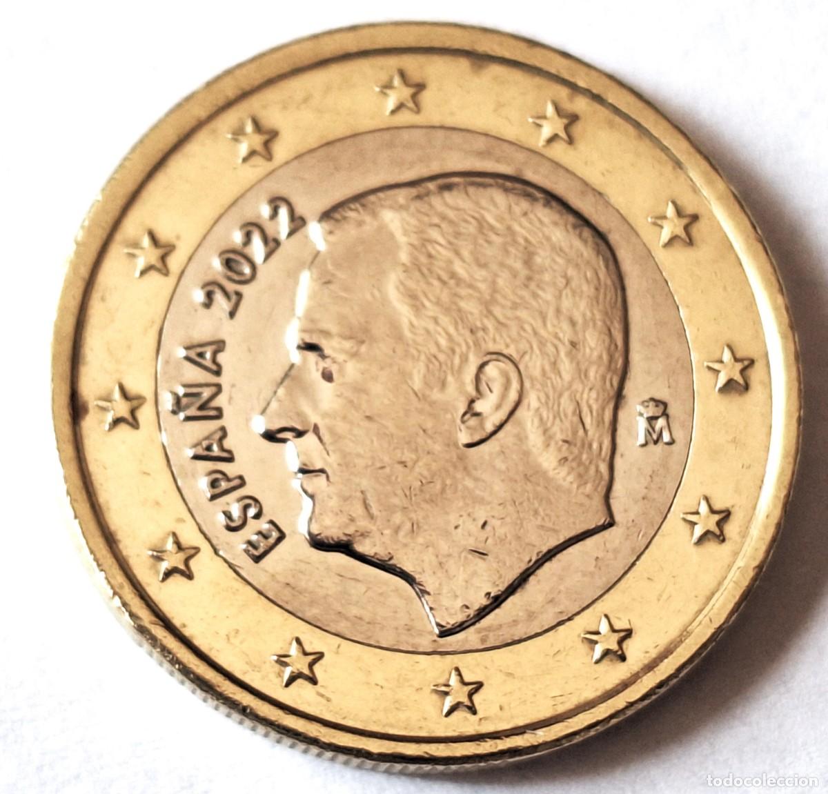 Monedas antiguas de Europa: ESPA&Ntilde;A - MONEDA DE 1 EURO DEL A&Ntilde;O 2022 -- BIEN CONSERVADA