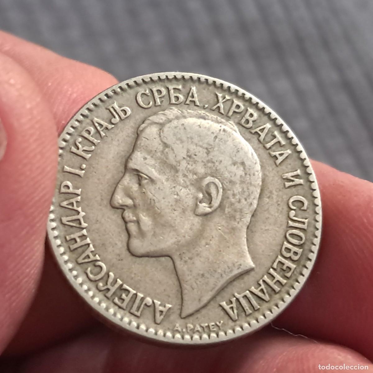 Monedas antiguas de Europa: MONEDA DE YUGOSLAVIA 2 DINARA 1925 VF - Alejandro I KM# 6.