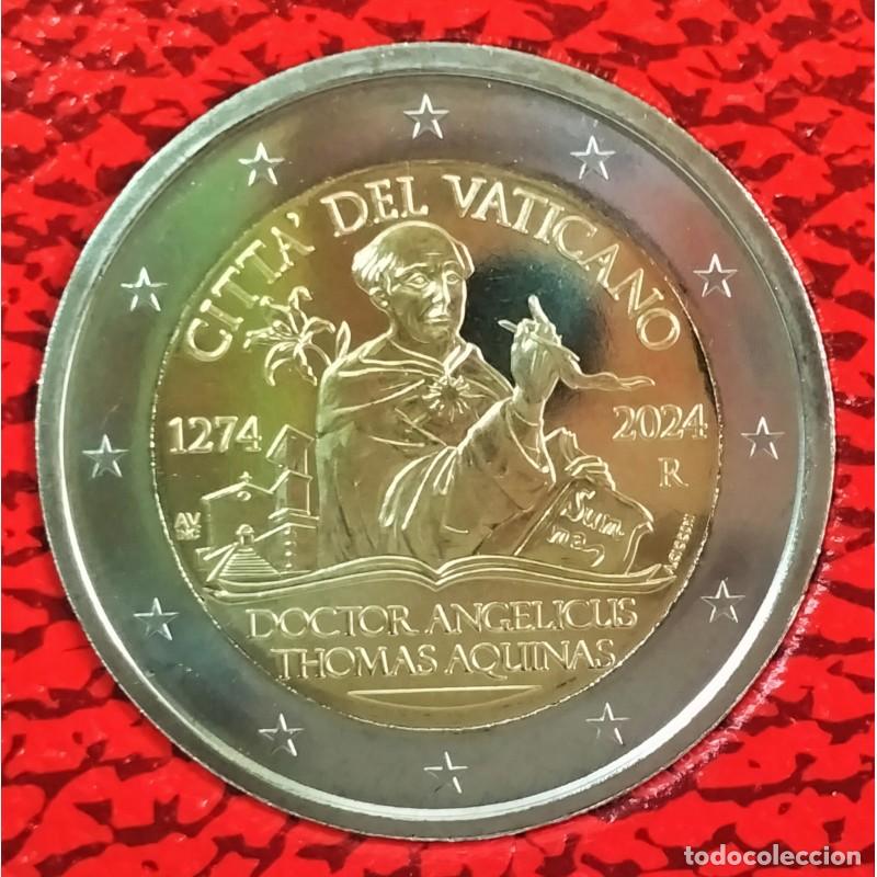 Monete antiche di Europa: Vaticano 2024 - 750&deg; aniversario de la muerte de Tom&aacute;s de Aquino