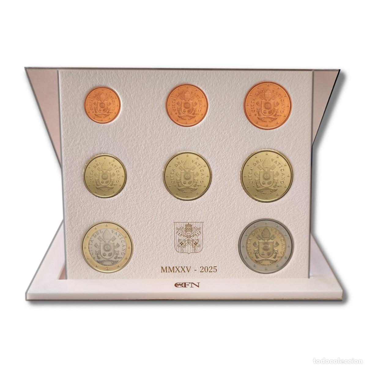 Monedas antiguas de Europa: Set de 8 valores de vaticano 2025