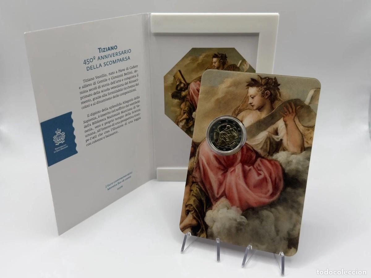 Monedas antiguas de Europa: San Marino 2026 - 450.&ordm; aniversario de la muerte de Tiziano
