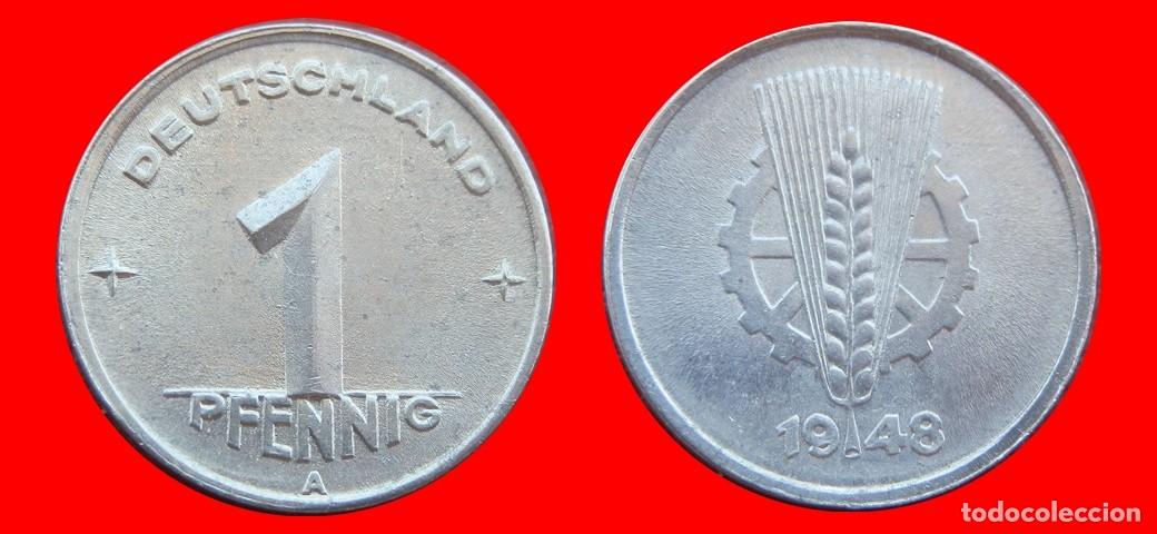 Monedas antiguas de Europa: 1 PFENNIG 1948A ALEMANIA REPUBLICA DEMOCRATICA DDR-151512