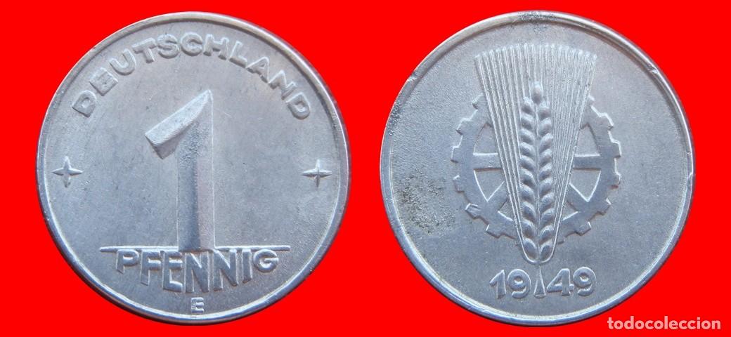 Monedas antiguas de Europa: 1 PFENNIG 1949E ALEMANIA REPUBLICA DEMOCRATICA DDR-151514