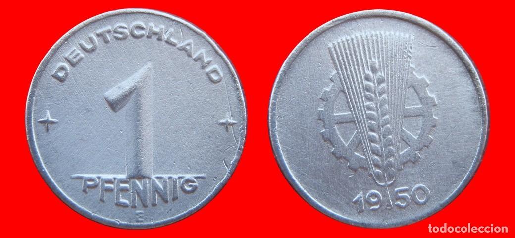 Monedas antiguas de Europa: 1 PFENNIG 1950E ALEMANIA REPUBLICA DEMOCRATICA DDR-151516