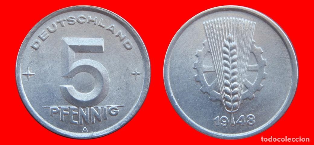 Monedas antiguas de Europa: 5 PFENNIG 1948A ALEMANIA REPUBLICA DEMOCRATICA DDR-151520