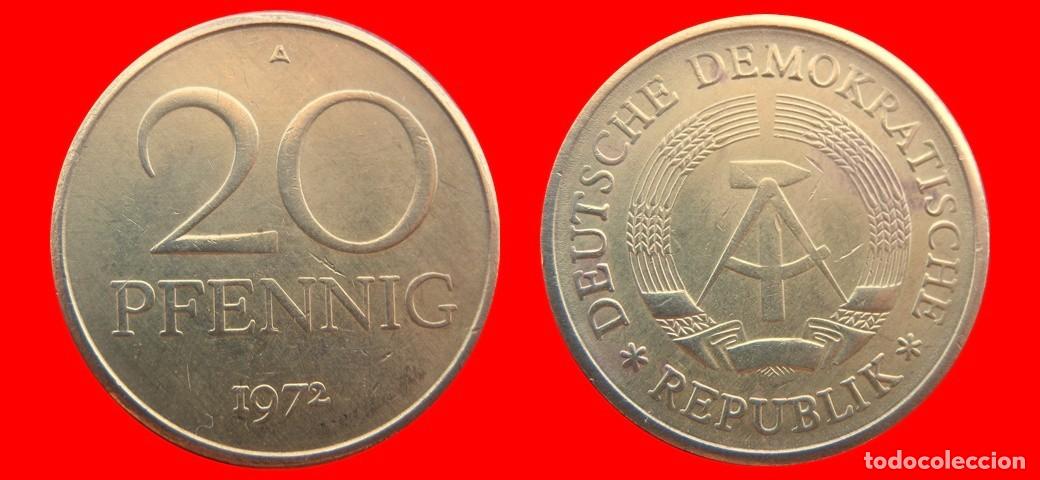 Monedas antiguas de Europa: 20 PFENNIG 1972A ALEMANIA REPUBLICA DEMOCRATICA DDR-151531