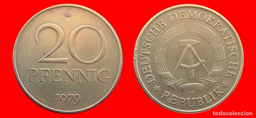 Monedas antiguas de Europa: 20 PFENNIG 1979A ALEMANIA REPUBLICA DEMOCRATICA DDR-151533