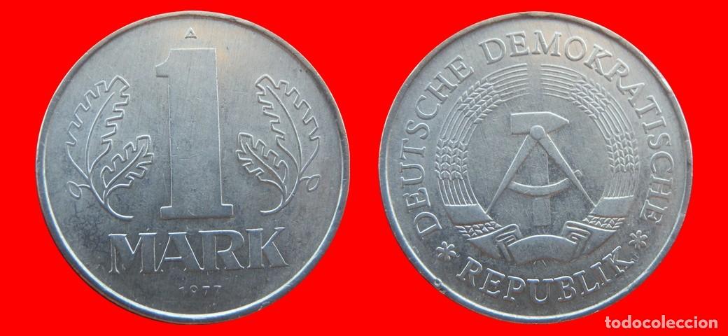 Monedas antiguas de Europa: 1 MARCO 1977A ALEMANIA REPUBLICA DEMOCRATICA DDR-151539