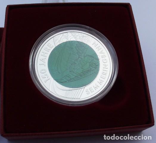 Monedas antiguas de Europa: AUSTRIA 25 EUROS 2004 NIOBIO-PLATA 150 A&Ntilde;OS SEMMERINGBAHN.