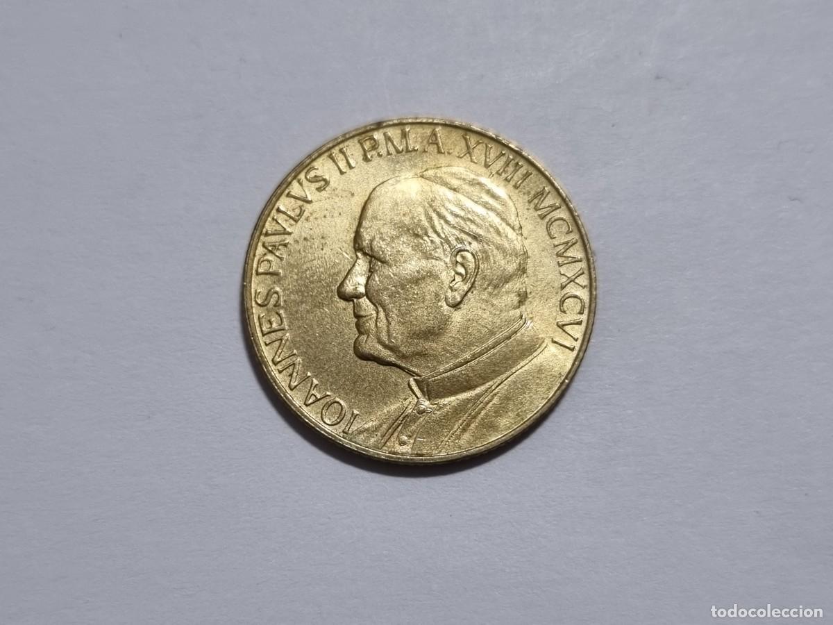 Monedas antiguas de Europa: Moneda Ciudad del Vaticano 200 Liras Juan Pablo II 1996 Ioannes Pavlvs II