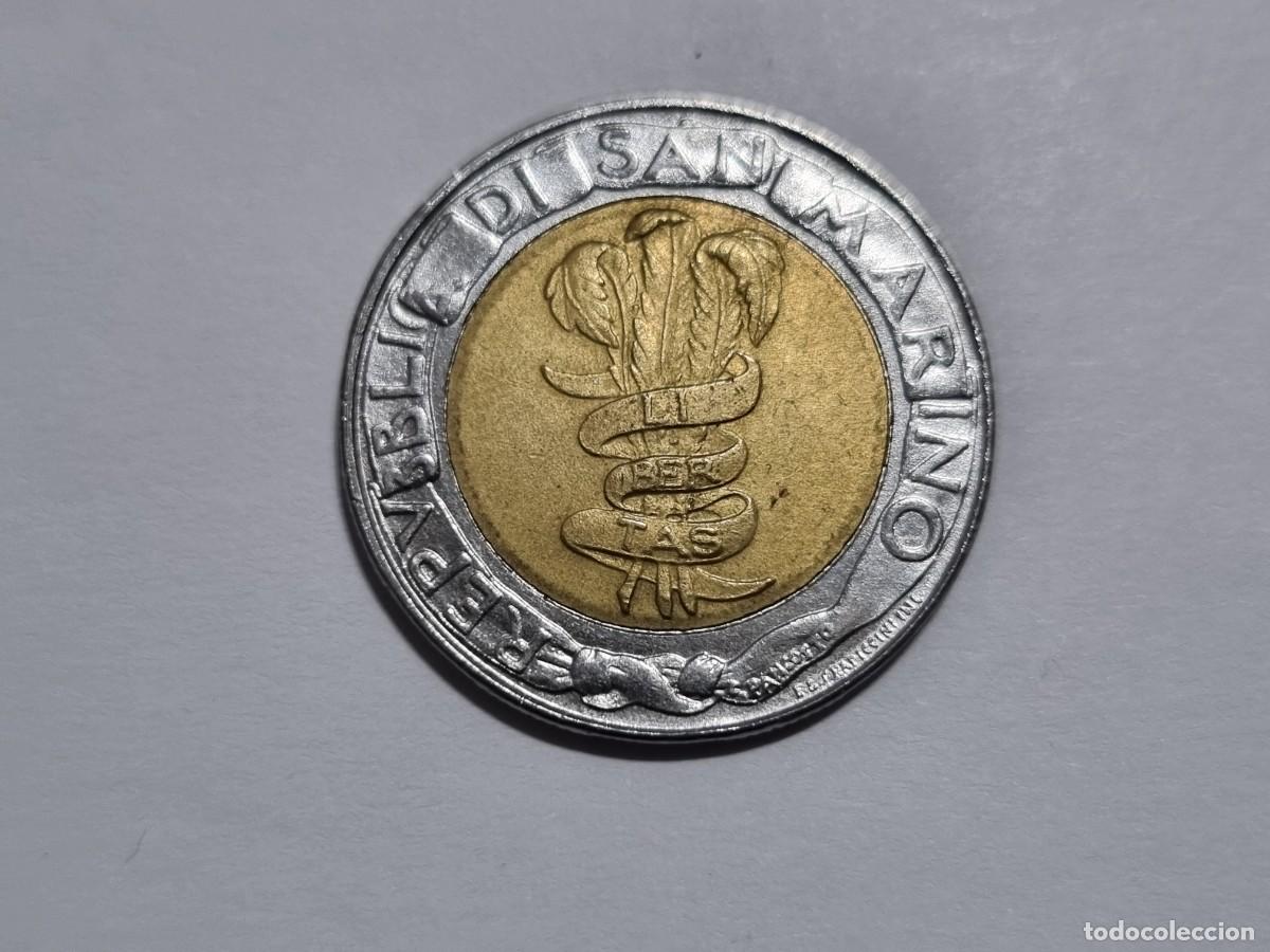 Monedas antiguas de Europa: Moneda Republica San Marino 500 Lira 1945-FAO-1995 Conmemorativa Coleccionista