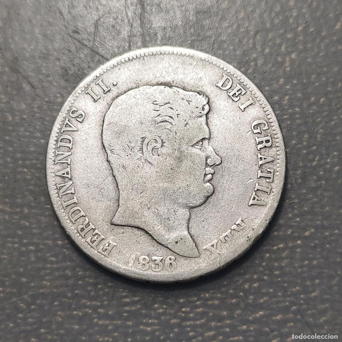Monedas antiguas de Europa: ITALIA NAPOLES DOS SICILIAS 60 GRANA 1856