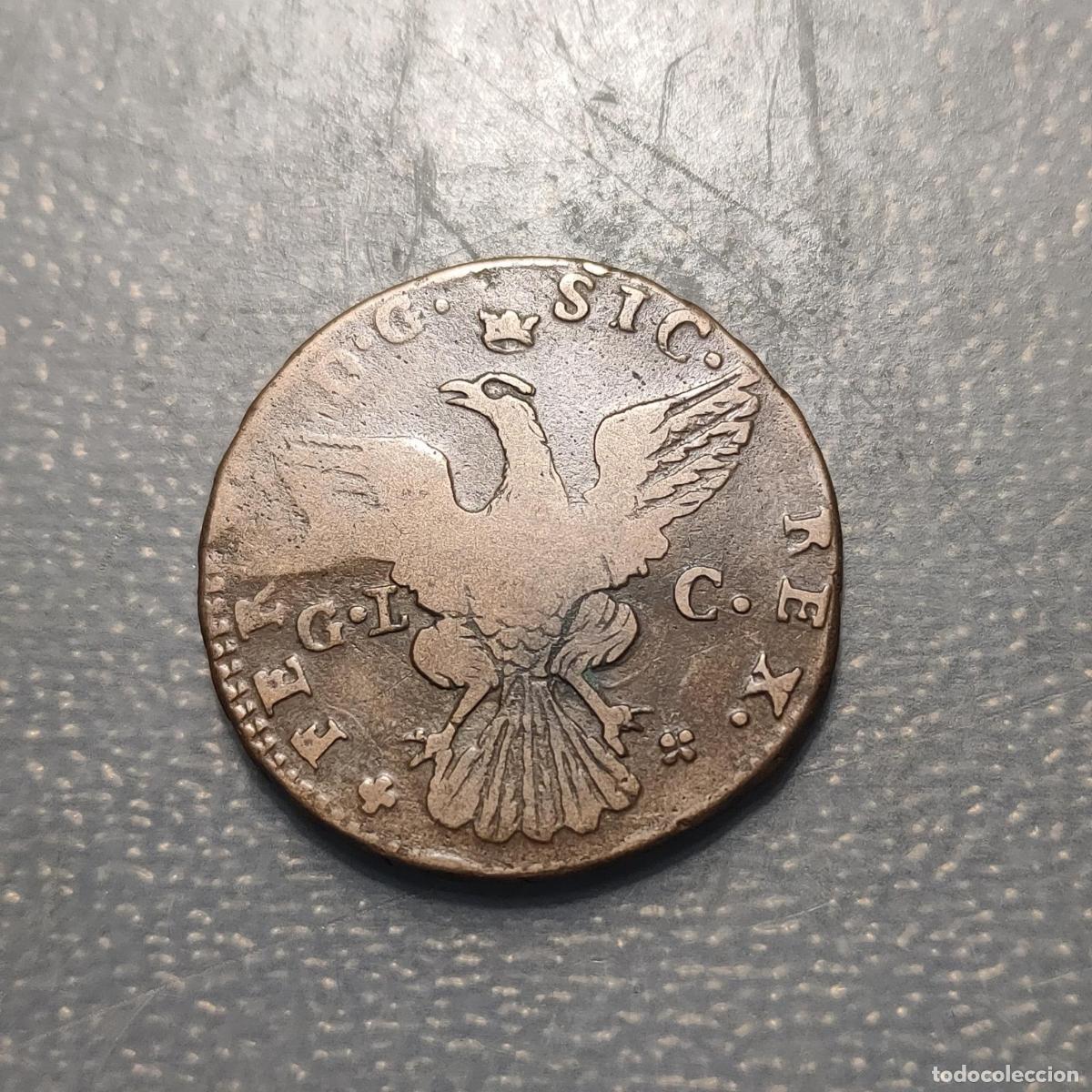 Monedas antiguas de Europa: ITALIA SICILIA PALERMO FERDINANDO III BORBON INFANTE DE ESPA&Ntilde;A 1 GRANO 1784 GLC