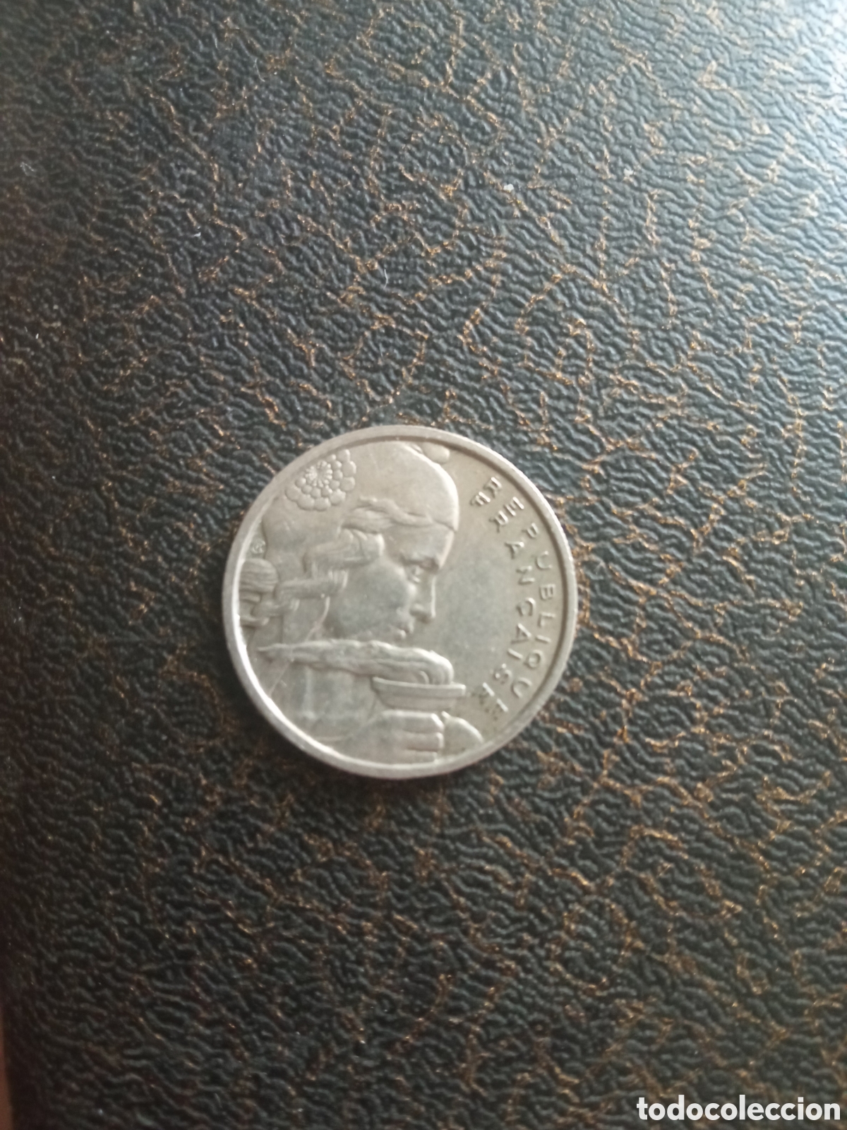 Monedas antiguas de Europa: Moneda de 100 francos de 1955 de Francia