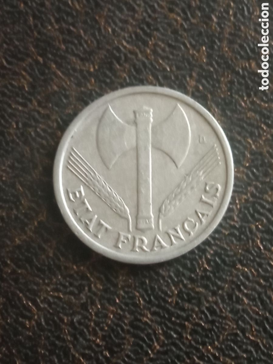 Monedas antiguas de Europa: Moneda de 1 Franco de Francia de 1943