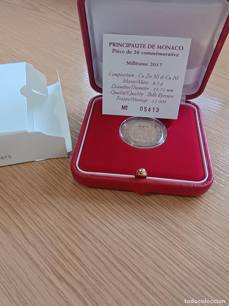 Monedas antiguas de Europa: M&oacute;naco 2 euros &euro; 2017 proof Compa&ntilde;&iacute;a de Carabineros del Pr&iacute;ncipe