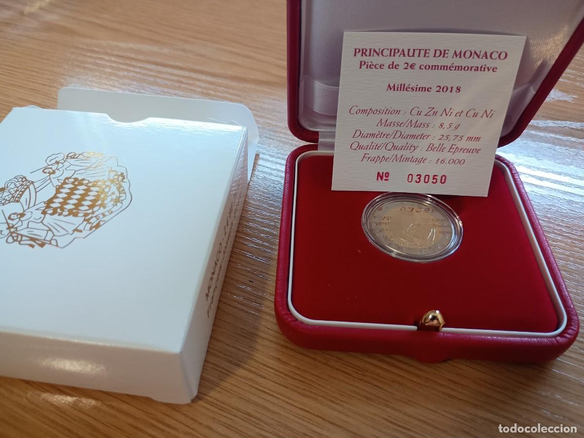 Monedas antiguas de Europa: M&oacute;naco 2 euros &euro; 2018 proof Joseph Bosio