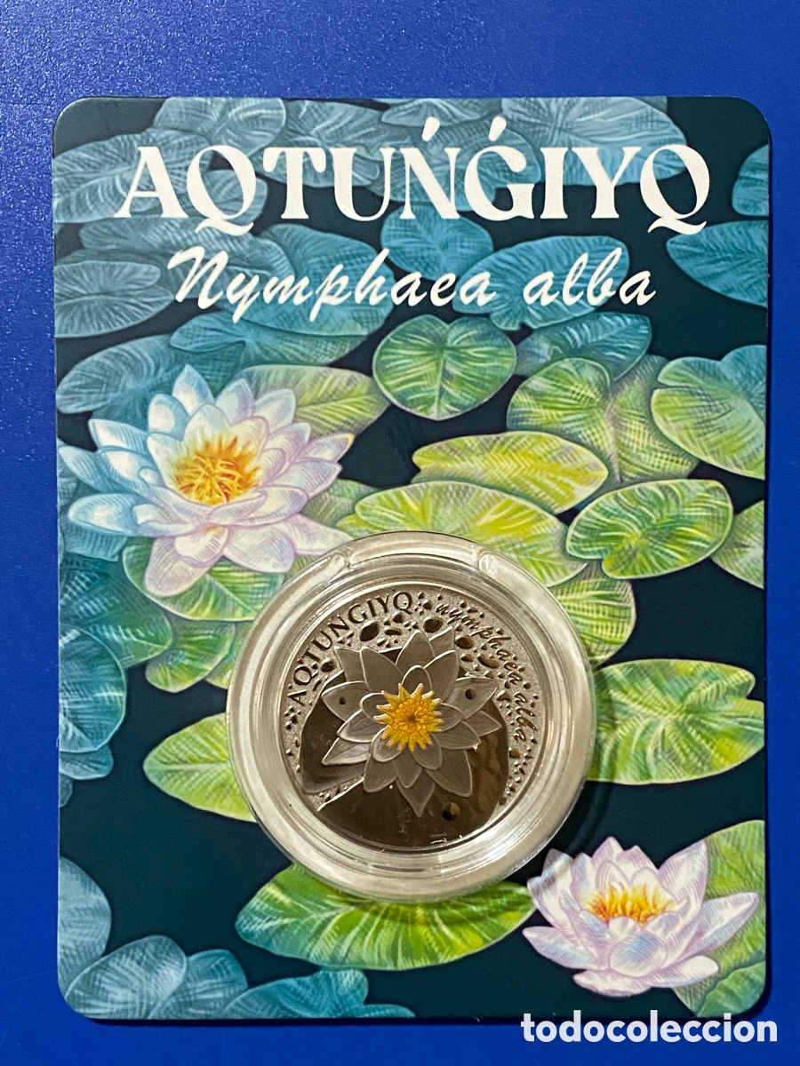 Monedas antiguas de Europa: Kazajistan 2024 Nenufar Blanco 500 Tengue