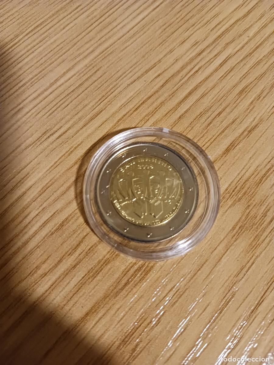 Monedas antiguas de Europa: San Marino 2 euros &euro; 2008 Dialogo Internacional - SC