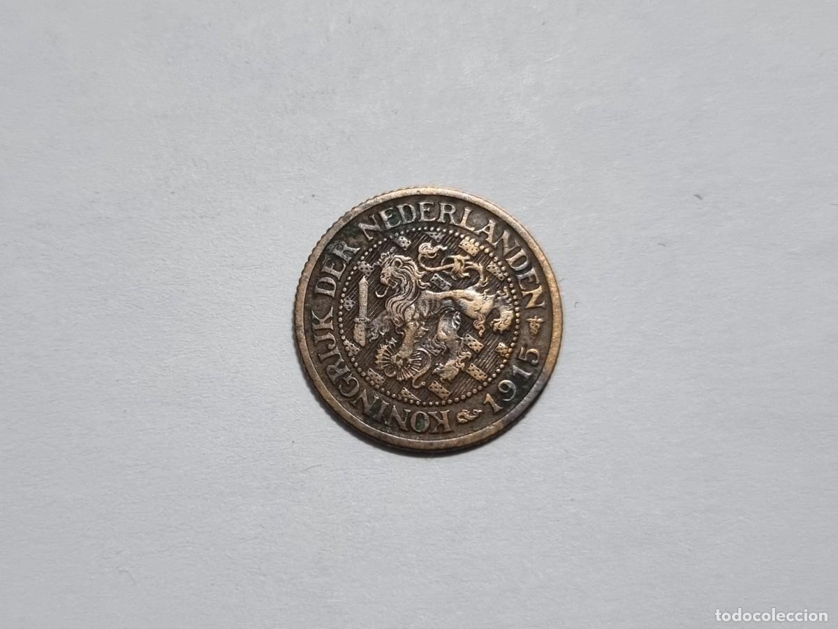 Monedas antiguas de Europa: Moneda Holanda Paises Bajos 1 Cent Centimo Centavo 1915 Coleccionista