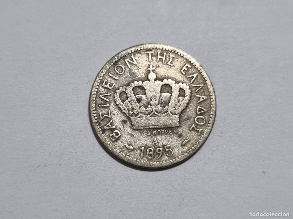 Monedas antiguas de Europa: Antigua Moneda Griega Grecia 20 Lepta 1895-A Coleccionista Coleccionar