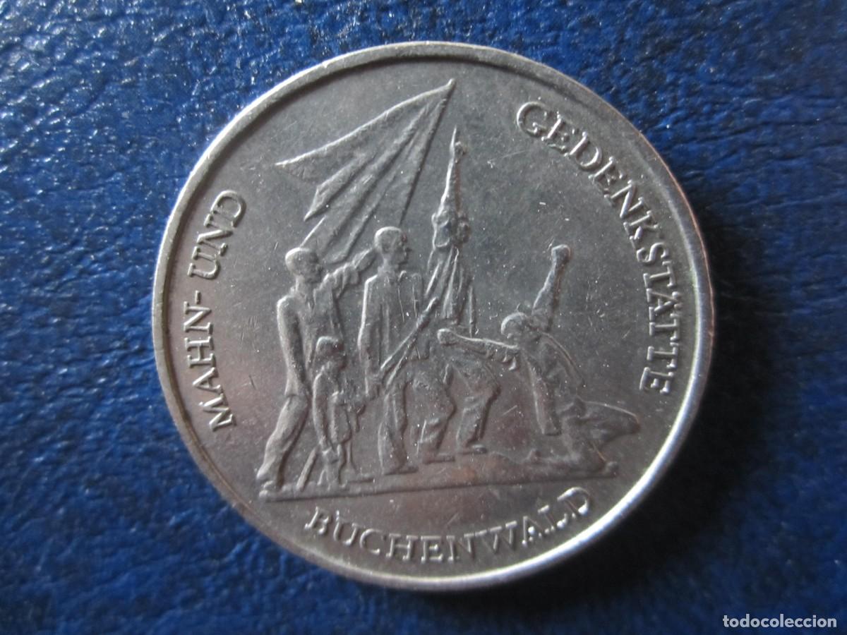 Monedas antiguas de Europa: Alemania Oriental RDA DDR 10 Marcos 1972 Buchenwald